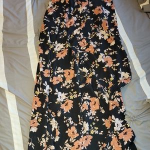 Floral maxi skirt